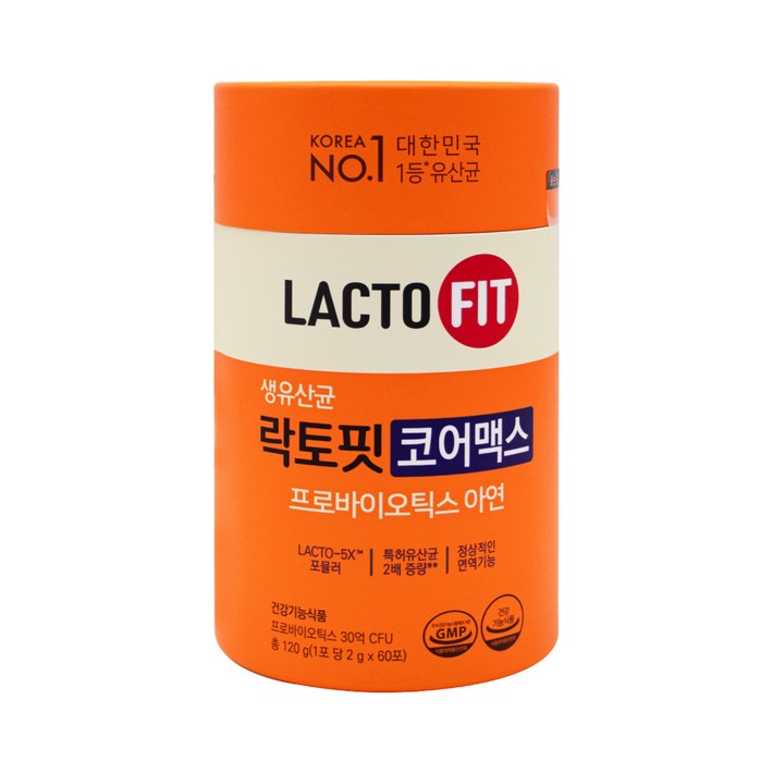 종근당건강 락토핏 생유산균 코어맥스 60포