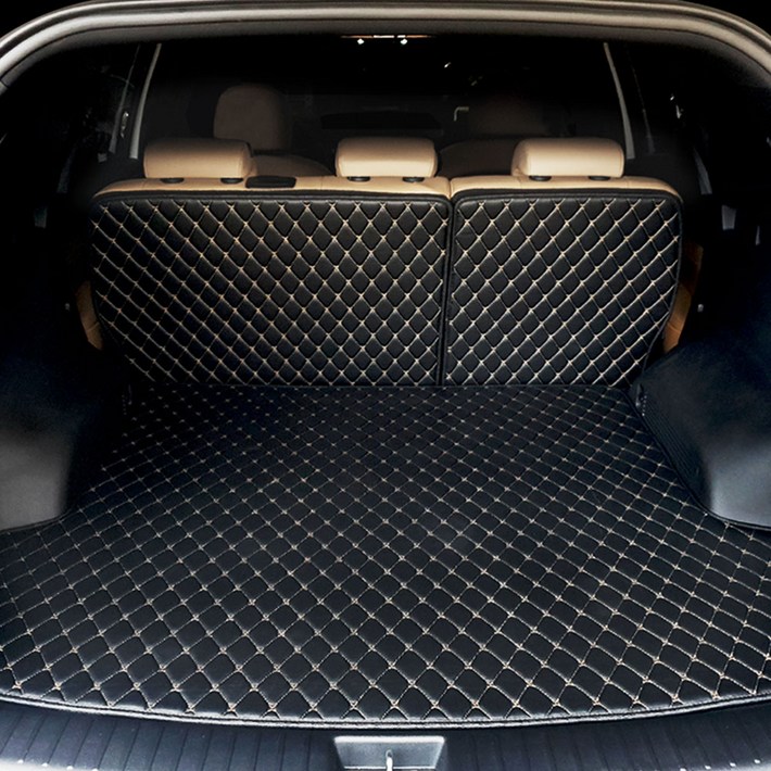 가온 3D 퀄팅 자동차 트렁크매트 차박용품 일체형 현대, 현대 팰리세이드 8인승 18년12월