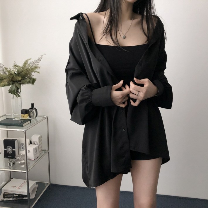 레이디스룸 남친셔츠 링클프리 오버핏 셔츠 블라우스 남방 레이디스룸 남친셔츠 링클프리 오버핏 셔츠 블라우스 남방