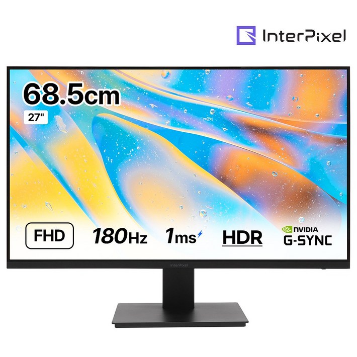 인터픽셀 IP2744 FHD 180Hz 27인치 게이밍 모니터, IP2744무결점, 68.5cm