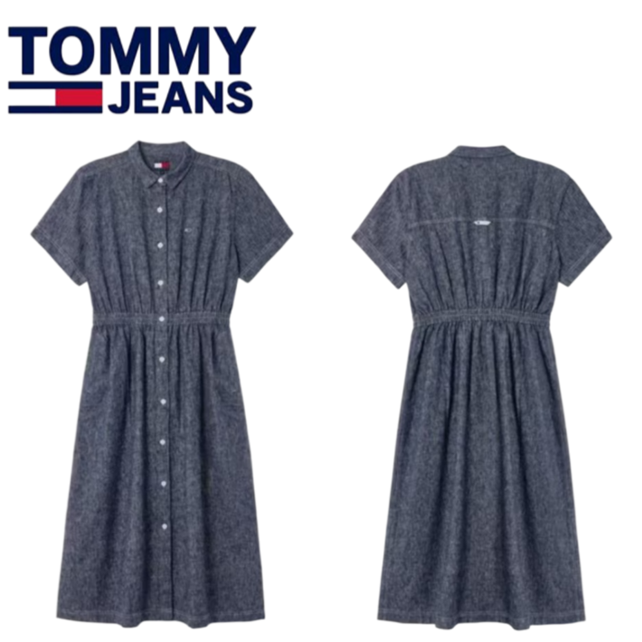 백화점정품 타미진스 여성 원피스 여름 린넨소재 체형커버 바캉스 비치룩