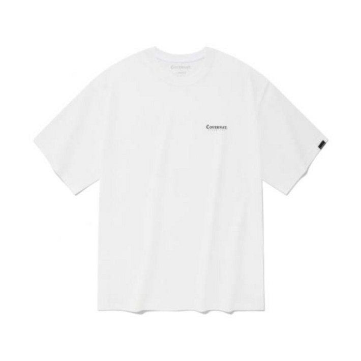 국내매장품 커버낫 반팔티 커버낫 반팔 티셔츠 2PACK 쿨 코튼 티셔츠 화이트화이트 319596