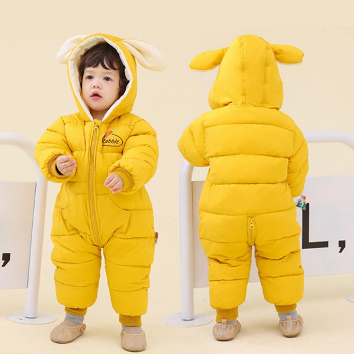 몽실이 래빗 패딩 방한 우주복