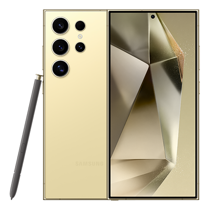 삼성 갤럭시 S24울트라 중고 공기계 핸드폰, 512GB, 티타늄 옐로우S급