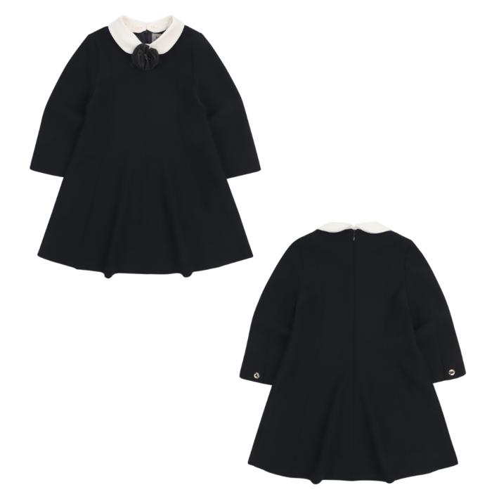 2025 SS 빈 네이비 플레어 원피스 BZ12OP03NV