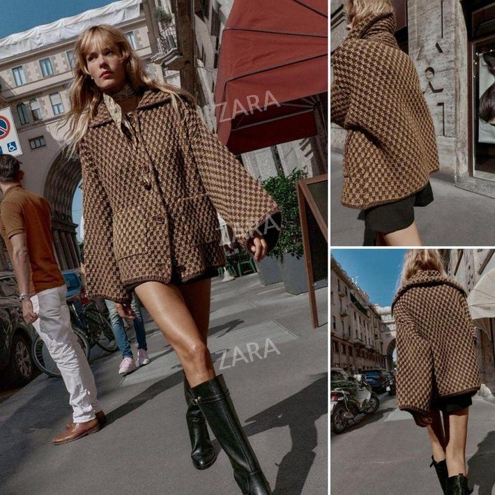 자라 여성 가을 신상 니트 재킷 2025 zara