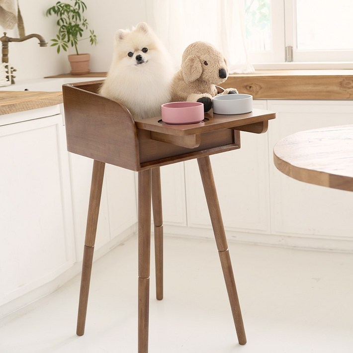 강아지 하이체어 고양이 반려견 식탁의자 테이블의자 반려견 애견 식사