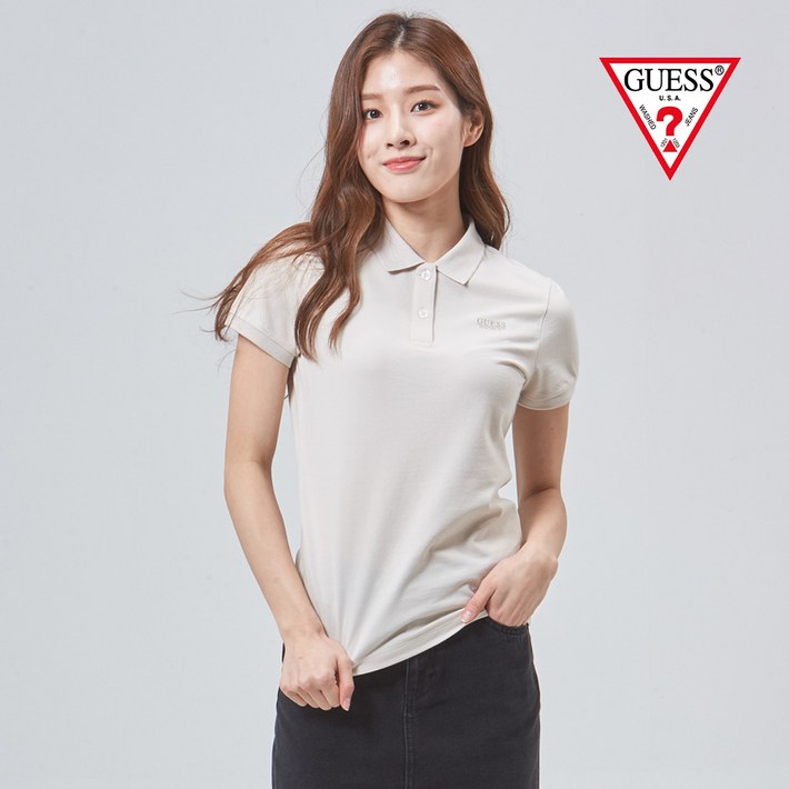 게스 여성 미니게스 자수 카라티 OM2K0580