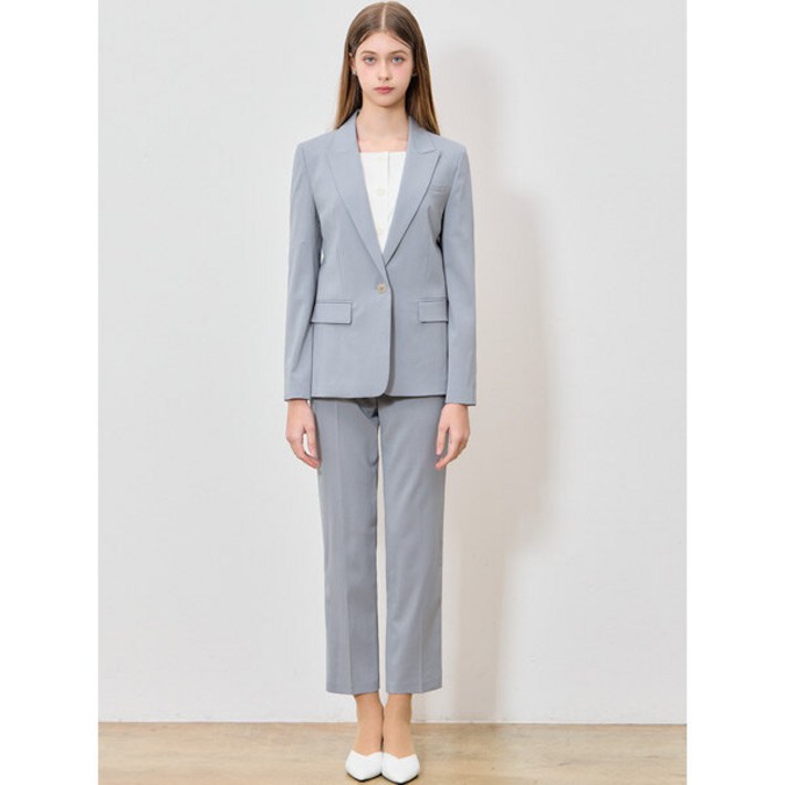 쉬즈미스 2SET 쉬즈미스SHESMISS  고품격 원버튼 싱글 재킷슬림 슬랙스 2종세트 택가격416000원
