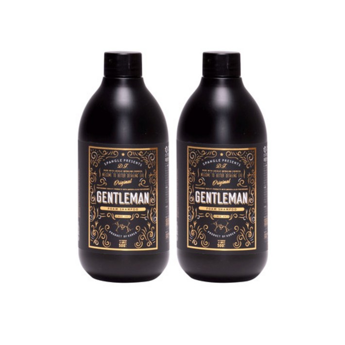 스팽글 스노우폼샴푸젠틀맨 500ml x 2개