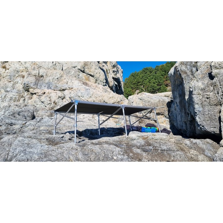 야전침대 25년형190X85cm1인용12kg 국산제품 캠핑용 군용 간이 바다낚시 갯바위 갯핑 험지용 야외침대 각 6개받침대별높이 원터치조절기능약 4269cm