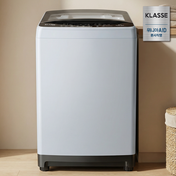 위니아 클라쎄 WFE112SSAAK 12kg 통돌이세탁기 가정용 원룸 오피스텔 라이트실버