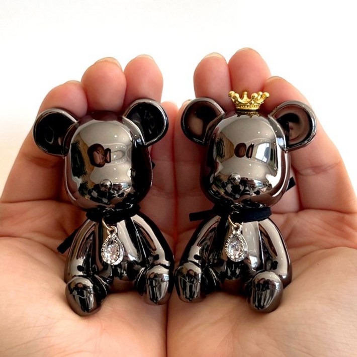 11세트 픽도큐먼트 크롬 차량용 방향제 베어브릭 2개