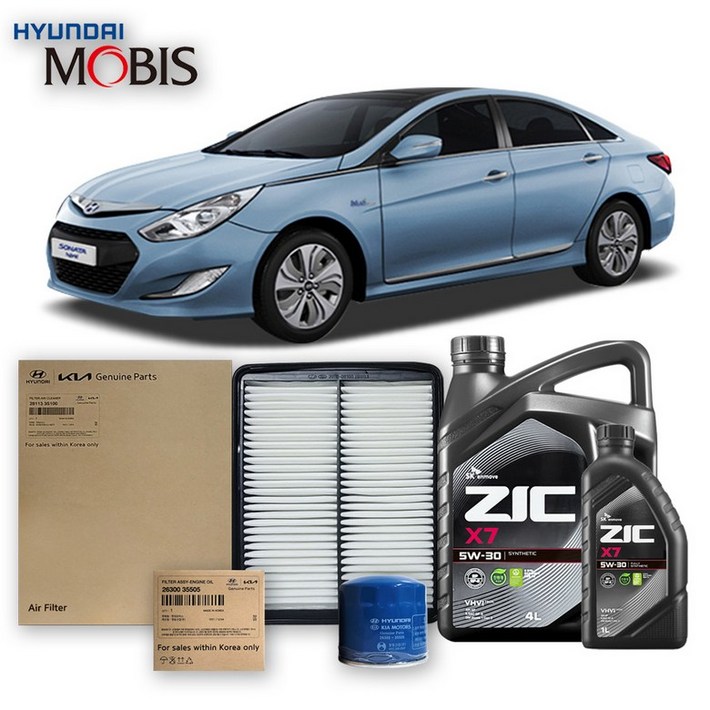YF 쏘나타 11년6월 이전 2.0 쎄타전용 가솔린 순정필터지크오일 5W30 3종