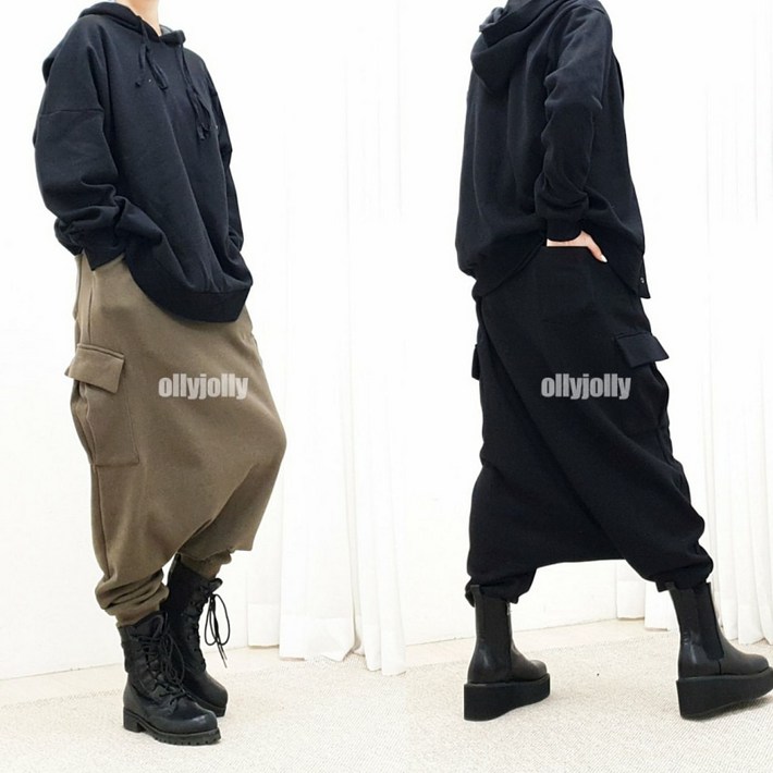 겨울 기모 똥싼 바지 알라딘 바지 올리졸리H0779