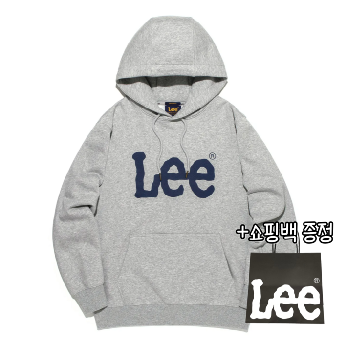 당일출고정품 Lee 리 빅 로고 후드티 5color  쇼핑백