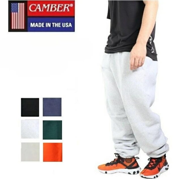 CAMBER 캠버 기모 무지 트레이닝팬츠 니트 바지 233