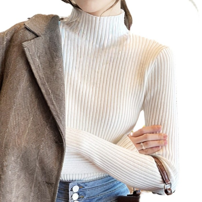 제르논 반목폴라 골지 니트 긴팔