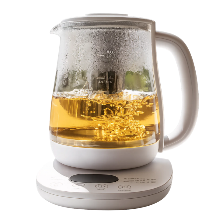 내열유리 대용량 전기 티포트 무선 스텐 보온포트