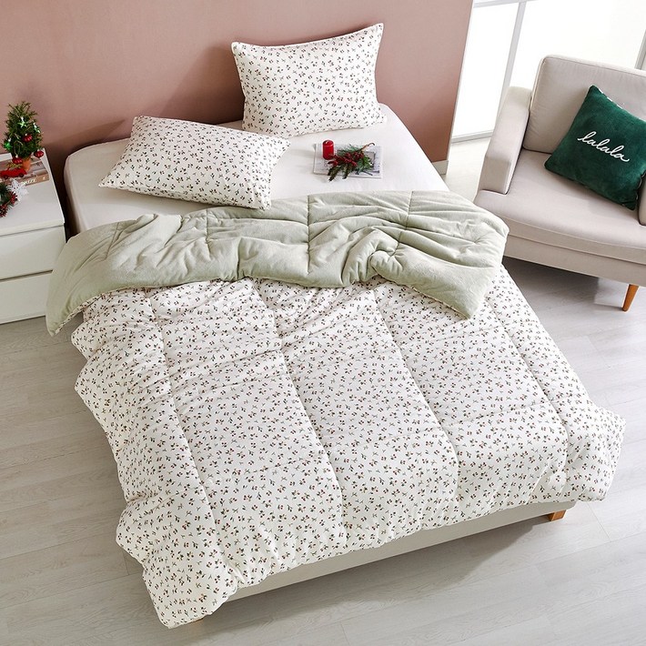 모던하우스 인천점  소프트워싱 극세사 차렵이불 퀸 베리홀리 CV0225237