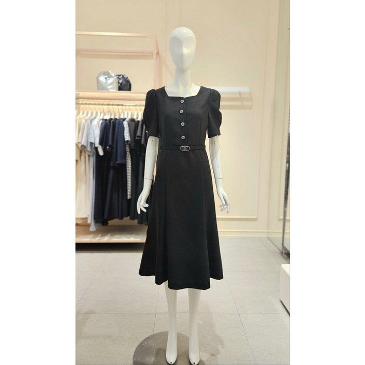 백화점출고 JJ지고트 펄 버튼 퍼프 머메이드 원피스GR5A0OP591 봄신상 봄원피스