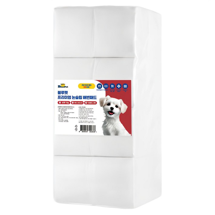 블루펫 프리미엄 논슬립 배변패드 무향 15g, 400개입, 1개