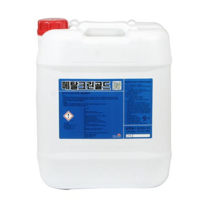 금속광택제 메탈크린골드 18.75L 금속연마 신주광택제 스텐광택 잔기스 제거  KS, 1개