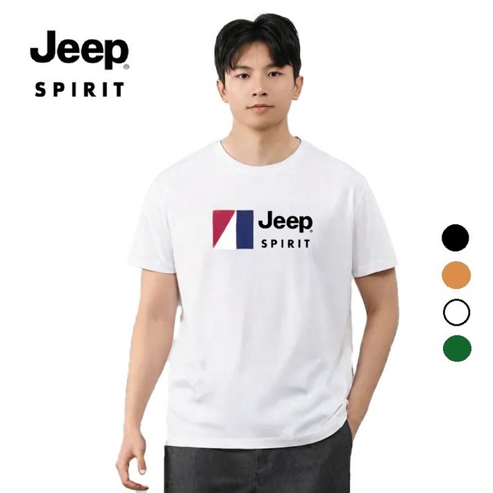 JEEP spirit 지프스피릿 반팔티셔츠 남성 여성 남자 여자 반팔티 면 T20219 JEEP spirit 지프스피릿 반팔티셔츠 남성 여성 남자 여자 반팔티 면 T20219