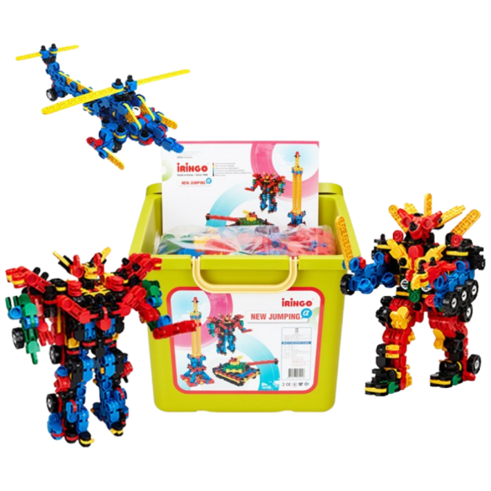 아이링고 인기BEST 선택 뉴점핑 알파 뉴스타터세트 관절 블럭 장난감, 선택03뉴점핑 620pcs