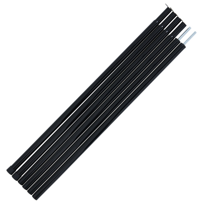 MOON LENCE 타프 폴대 모든 텐트 타입 적용 폴대 타프폴대 세트 타프 그늘막 폴 스크린 타프쉘 텐트폴대 3단 연결지름 16mm 최대 150cm 분할식 방풍 휴대용 스틱 강, 1개