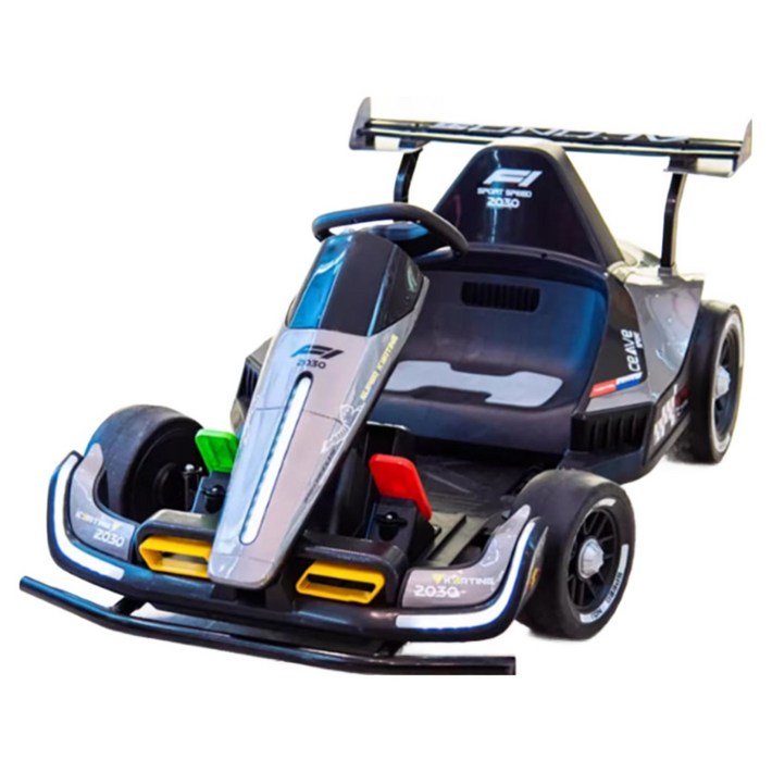 베리스포 1인용 고카트 드리프트 성인용 레이싱, 세련된 그레이