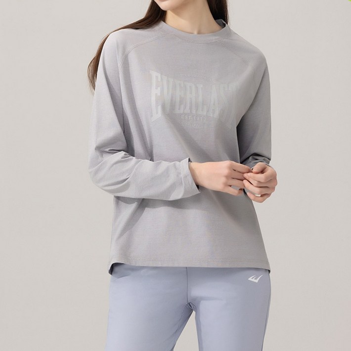에버라스트 11 여성 맨투맨 티셔츠 나그랑 9부 긴팔티