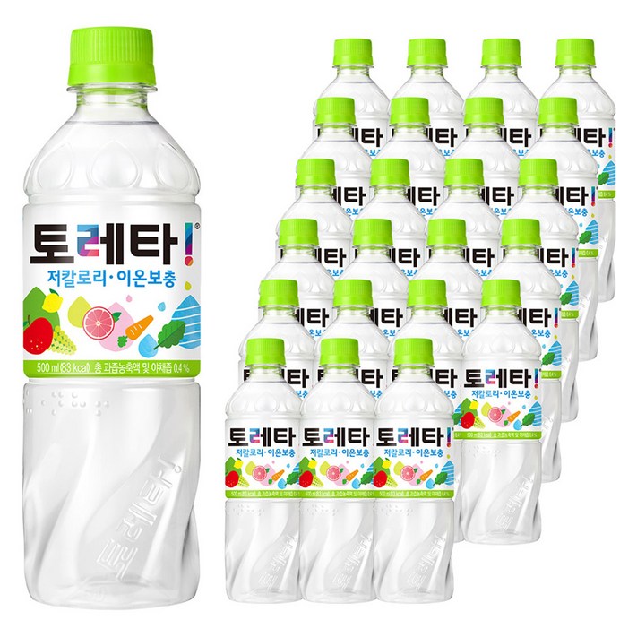 토레타 이온음료, 500ml, 24개 토레타 이온음료, 500ml, 24개