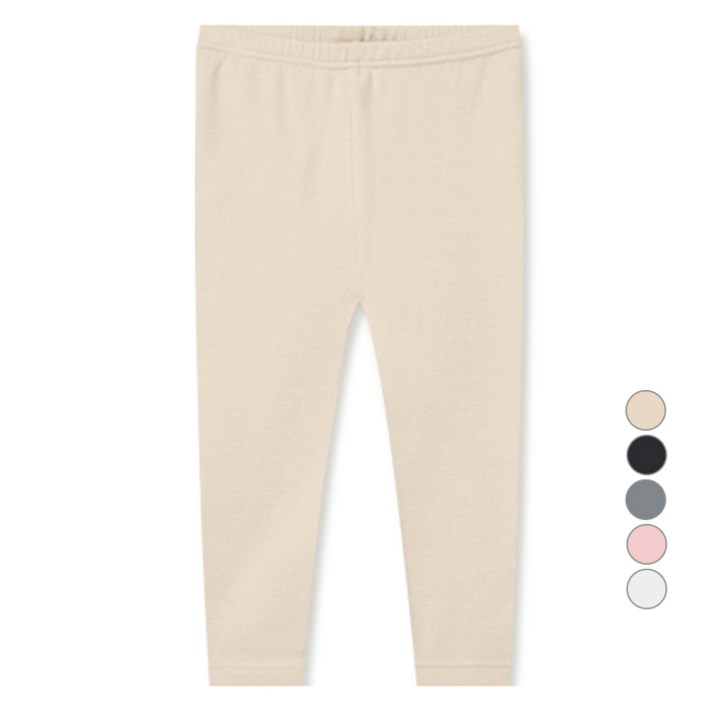 유니프랜드 아동용 도톰 9부 레깅스