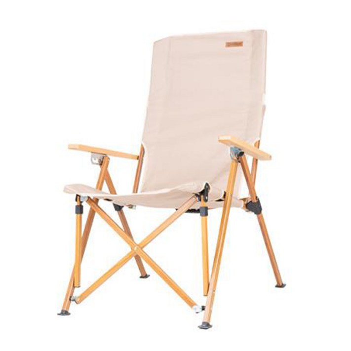 다니고 리클라이너 롱 릴렉스 4단 각도 조절 캠핑의자  파우치, C118BEIGE, 1개