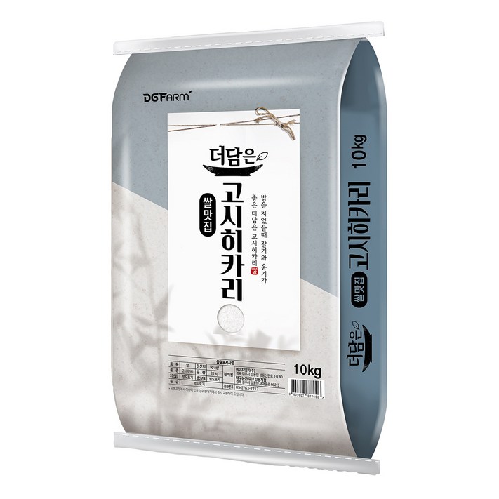 대구농산 더담은 고시히카리 백미, 10kg특등급, 1개