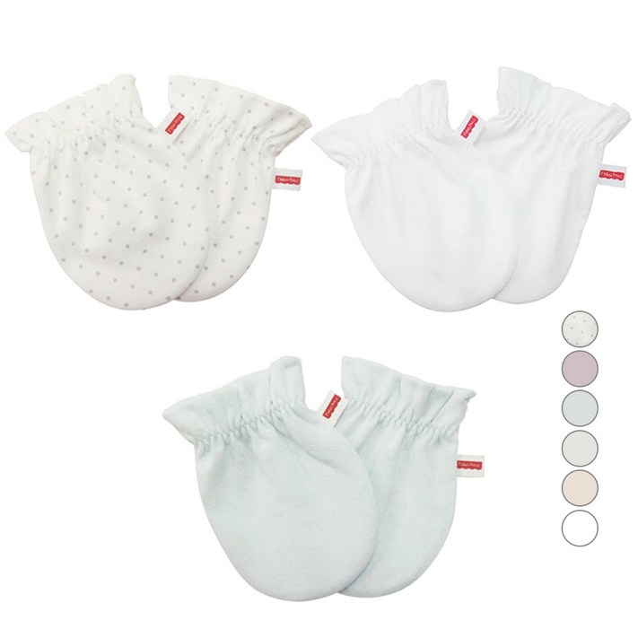 피셔프라이스 면 손싸개 3개 세트