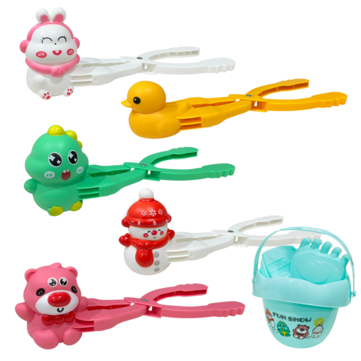 후니투 눈오리집게 6종세트 스노우볼메이커 눈집게