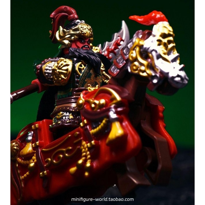 삼국지 브릭 피규어 장수 관우 레고호환 격, 1개, 14. 2종 선택 옵션번호 배송메모란 기제