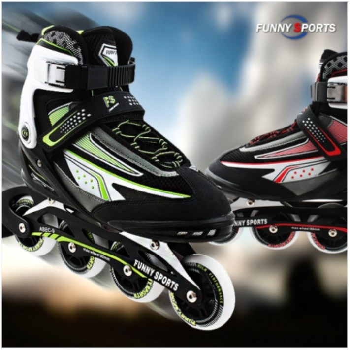 없음 최고급형 성인용 인라인스케이트 매니아909 최고사양APEC9, 매니아 인라인  그린, 1개