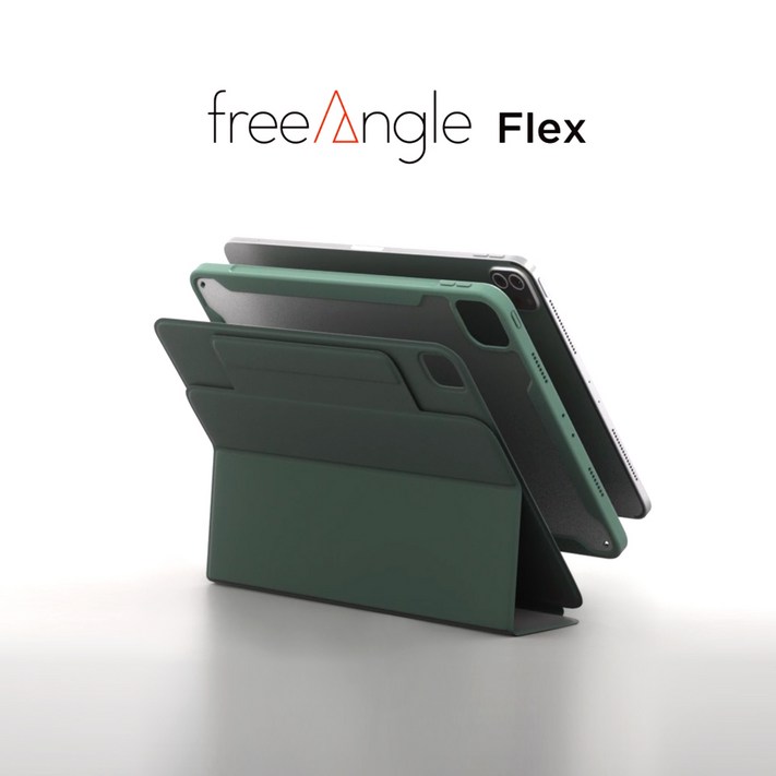 모키보 프리앵글 FLEX 스탠드 커버 펜슬수납 케이스, 아이패드를 더욱 튼튼하고 자유롭게, 파스텔 핑크, 1개