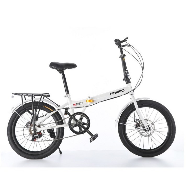 대쉬바이크 미니벨로 접이식 자전거 경량 가벼운 20인치 미니 폴딩, 화이트