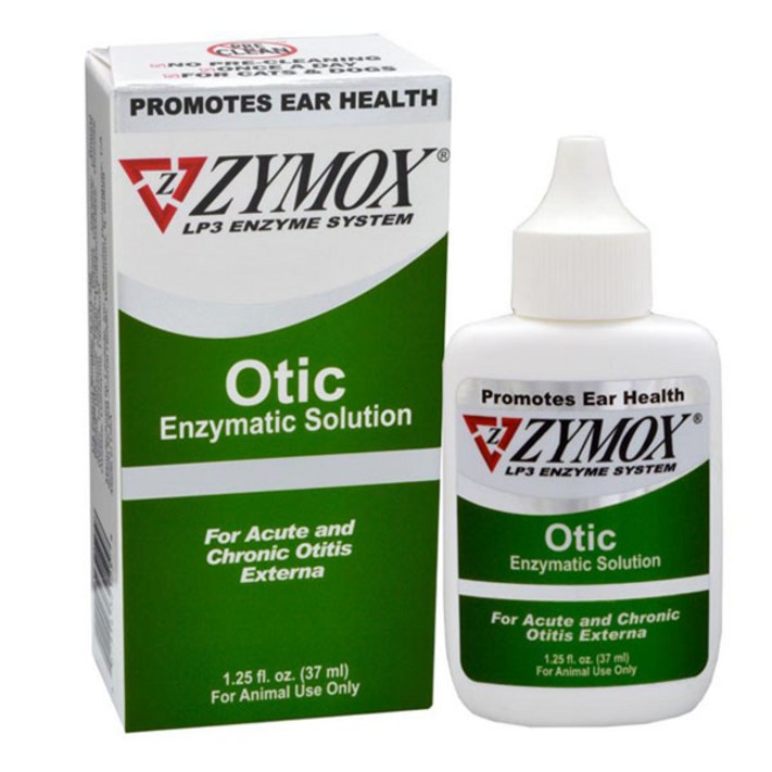 [미국정품] 자이목스 귀세정제 그린 Zymox Otic Ear Solution Green 37ml