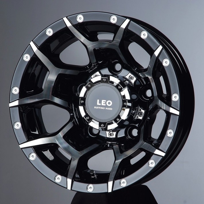 포터2 알루미늄 휠 13인치 루피노 레오9411 블랙폴리쉬 포터2 후륜휠 KC인증 제품 포터 후륜휠