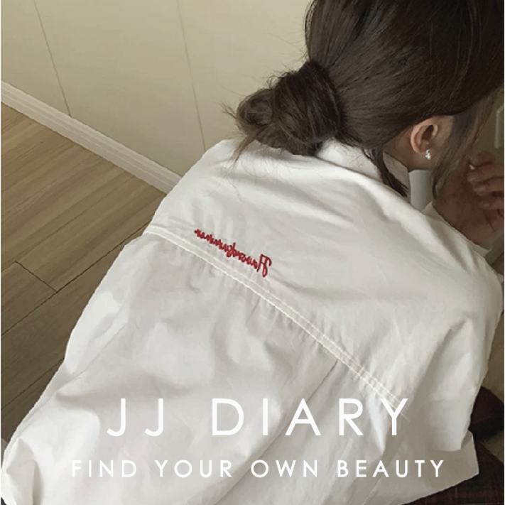 JJ DIARY여성 오버핏 자수 포인트 셔츠 봄남방