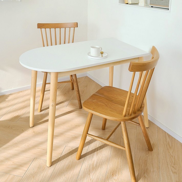 카미코코 LPM 4컬러 반타원 800X600 테이블 원목 다리