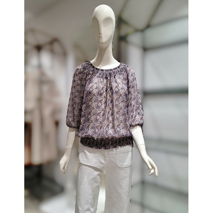 SI SI  SI스모그밴딩 쉬폰 블라우스SFBAH2450 P003689319