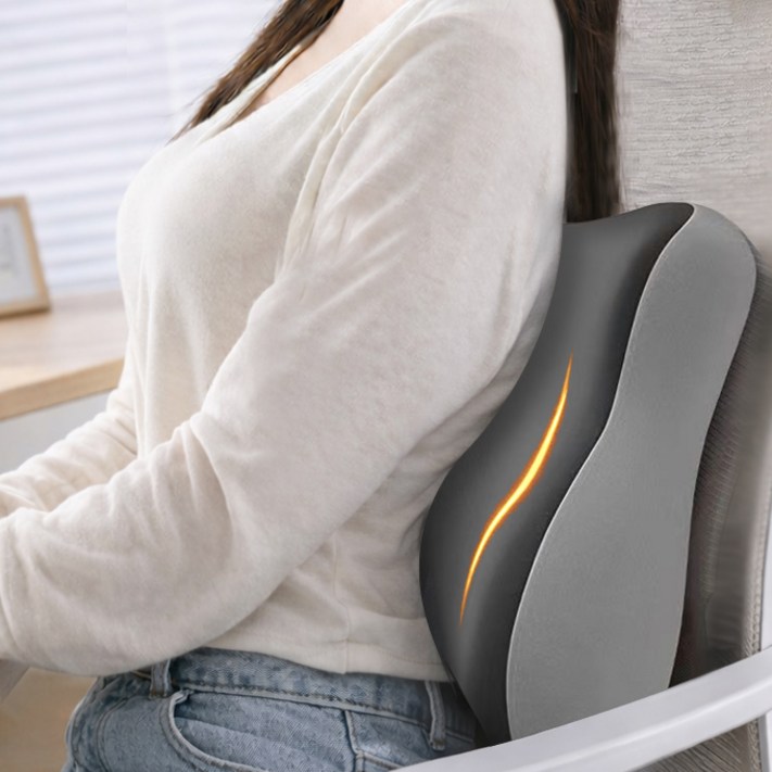 메리코지 쫀쫀 밀착 의자 허리쿠션 등받이