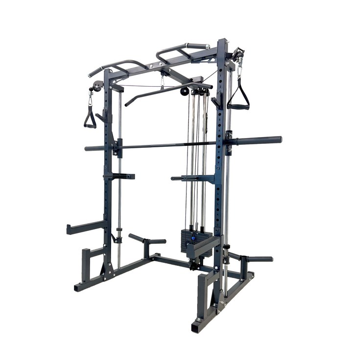 희우스포츠 맞춤형 홈짐 스미스 K50스미스머신 멀티랙 하프랙 미니랙, 중량봉각도조절벤치우레탄원판100kg