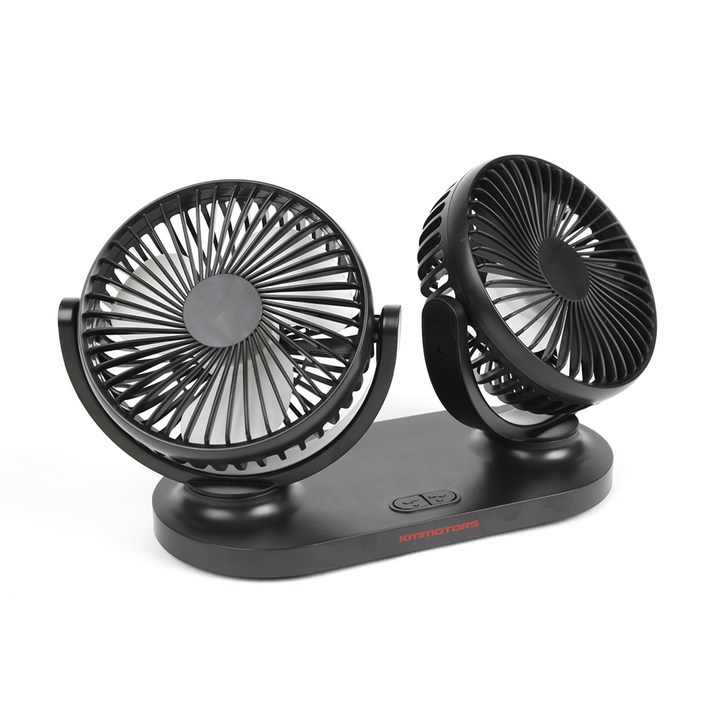 케이엠모터스 3단 트윈 차량용 선풍기
